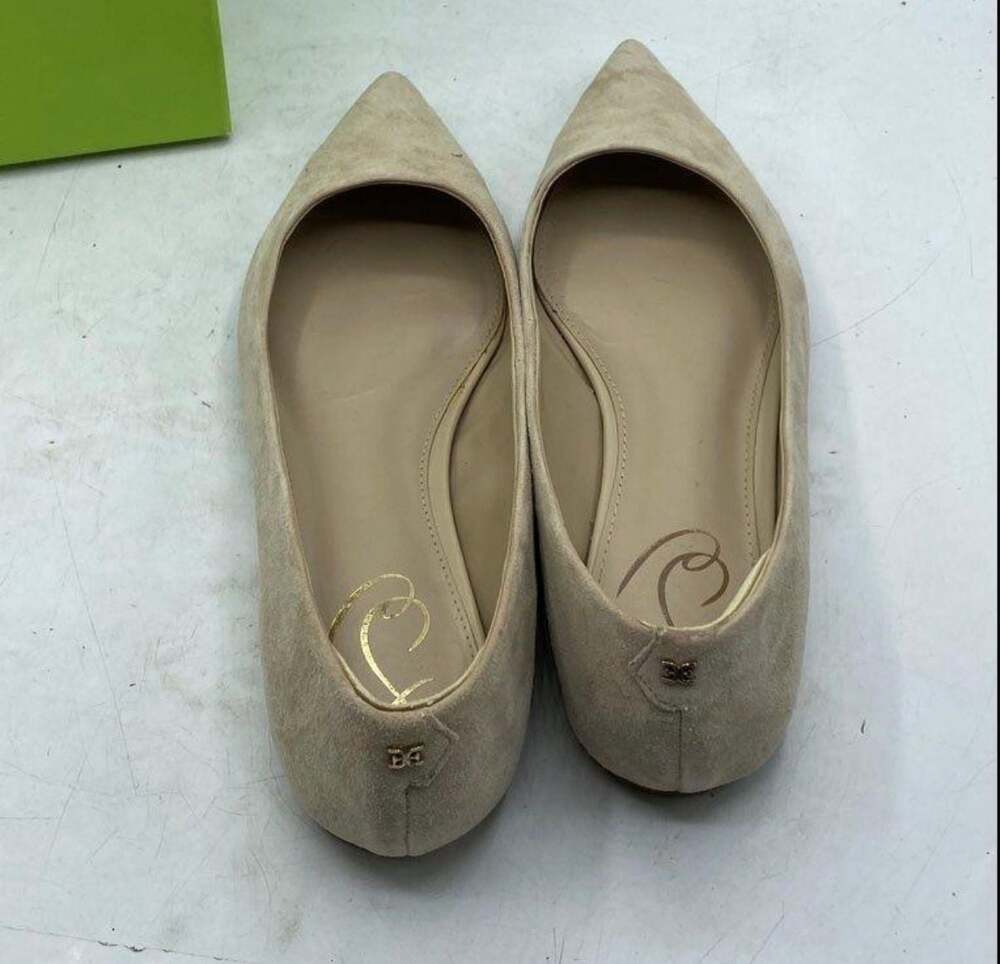 Sam Edelman Wanda Pointed Toe Flats in Cappuccino Suede